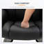 Fauteuil inclinable massant avec repose-pieds-1312843181