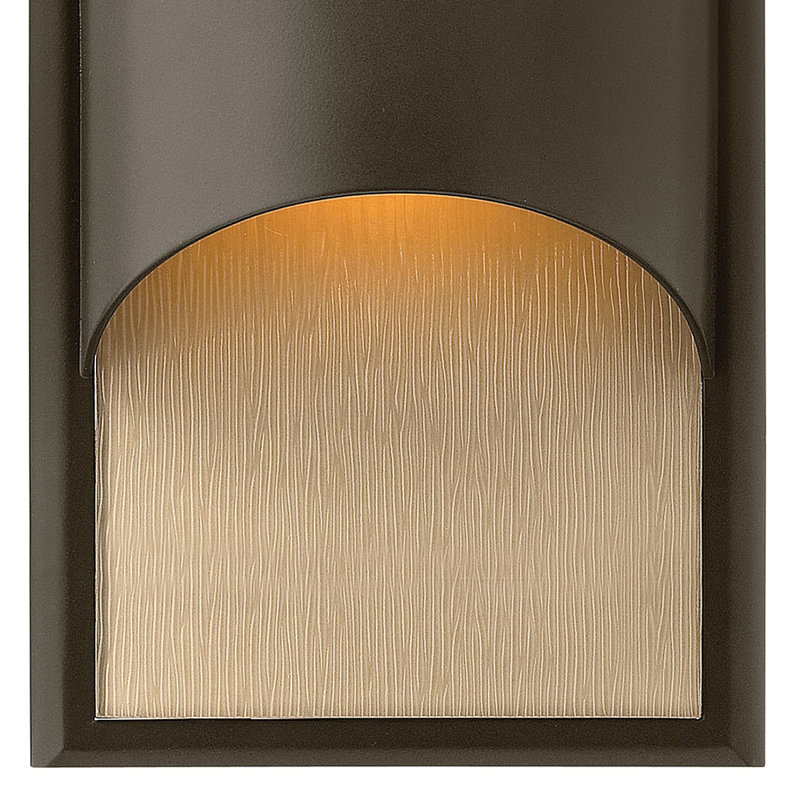 Cascade Outdoor Flush Mount, Medium, Bronze, Incandescent