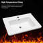 28" X 19" White Rectangular Single Vanity Top With 1 Faucet Hole And Overflow(Sink Only)