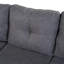 Canapé modulaire réversible en L avec repose-pieds Keaton