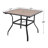 Horwich 4 - Person Patio Dining Set with Square Table , Cushions Included