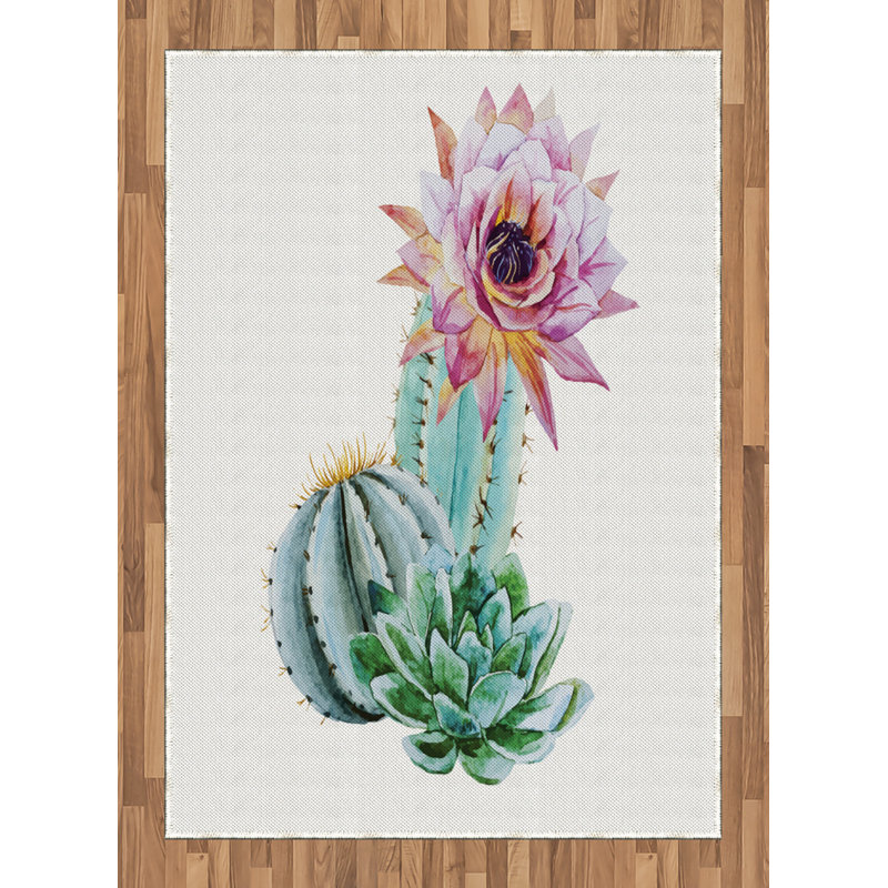 Jordahl Floral Area Rug, Rectangle 120 x 180cm