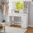 Dressing Table With LED 3-Colour Illuminated Mirror And Power Outlet