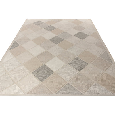Scandinavian Wool Geometric Area Rug
