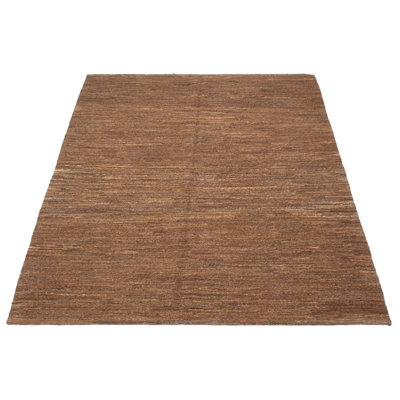 Tapisserie naturelle brune Kilim 5 pi 3 po x 8 pi 1 po
