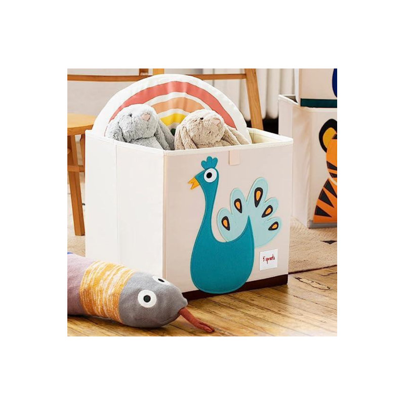 3 Sprouts Fabric Toy Box