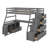Jeffree Kids Twin Loft Bed with Drawers-732370833