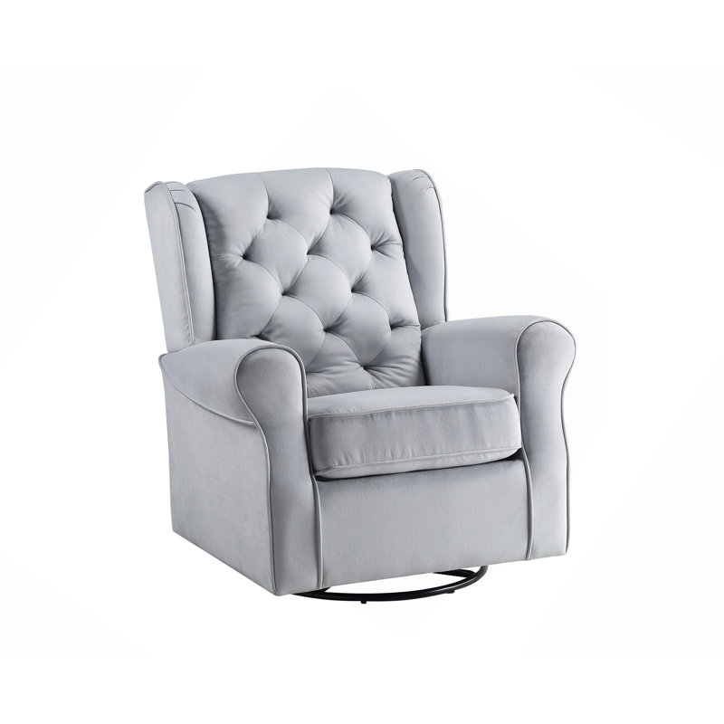 Fauteuil coulissant en tissu avec pivot