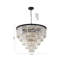 Lustre rond en cristal 15 lumières Transitional-1298608859