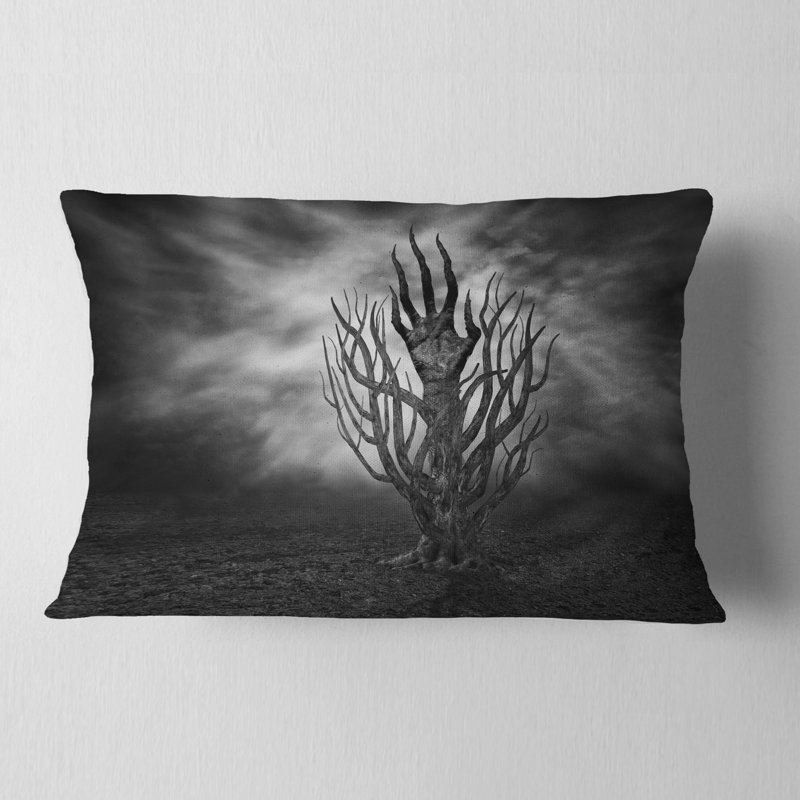 Cri de main - Coussin imprimé abstrait