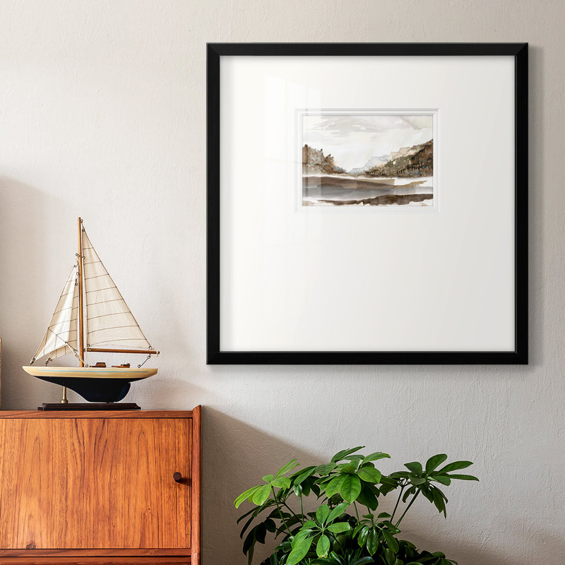 Framed On Paper Print, 17" H x 17" W x 1.25" D