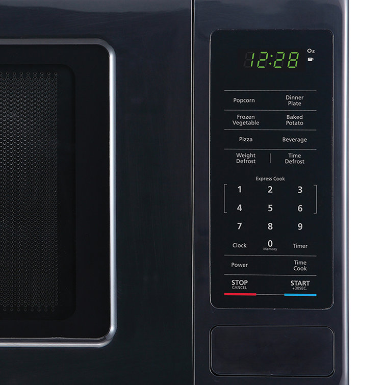 Magic Chef 0.9 Cubic Feet Countertop Microwave Amperage: 13.7, Color/Finish: Red MCPMC99MR