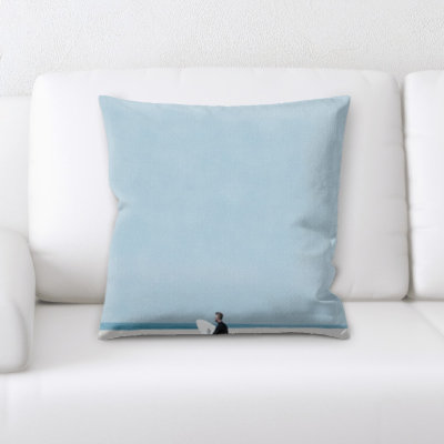 Stephen Microsuede Reversible Throw Pillow