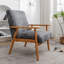 Fauteuil large classique Mid-Century moderne-129413030