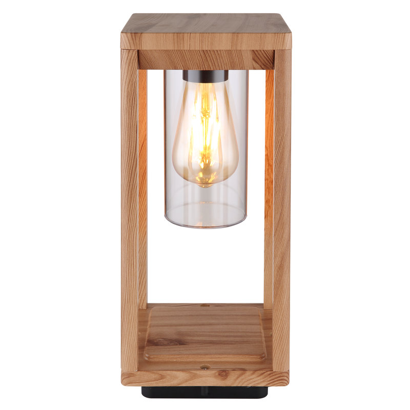 Candela Hardwired Outdoor Floor Lamp, Antique Bronze, 35cm x 15cm x 15cm