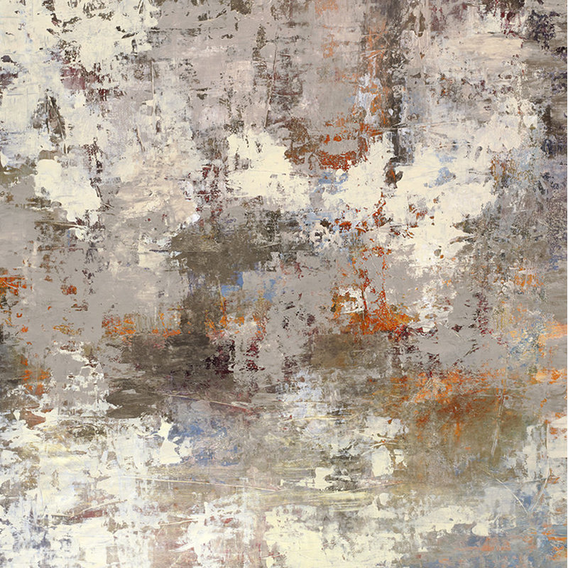 Color Shift - impression, Gel coupé au couteau, H 24 po x l 24 po