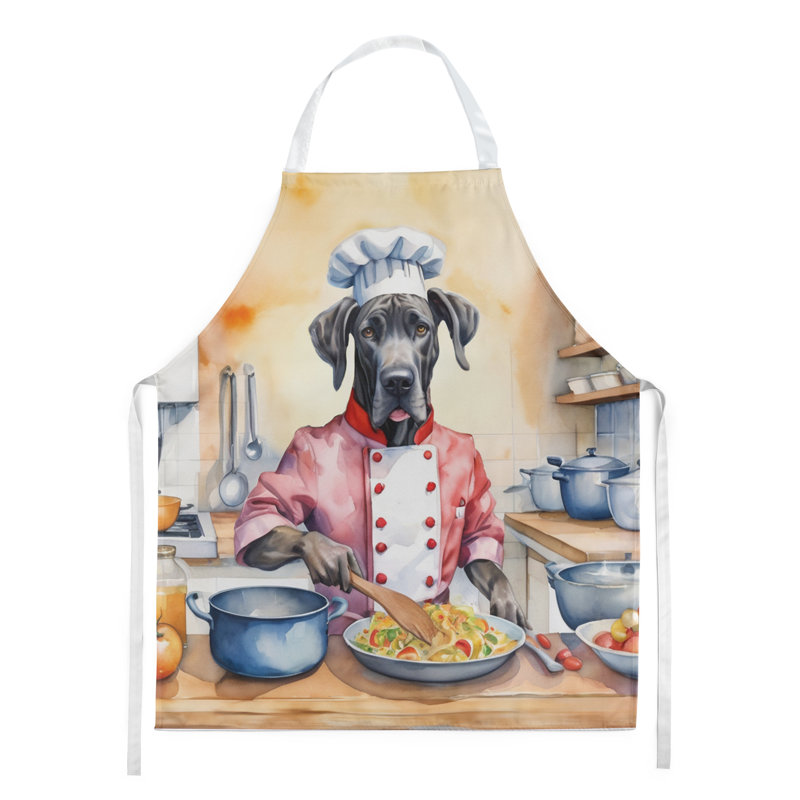 Grand danois, tablier du chef