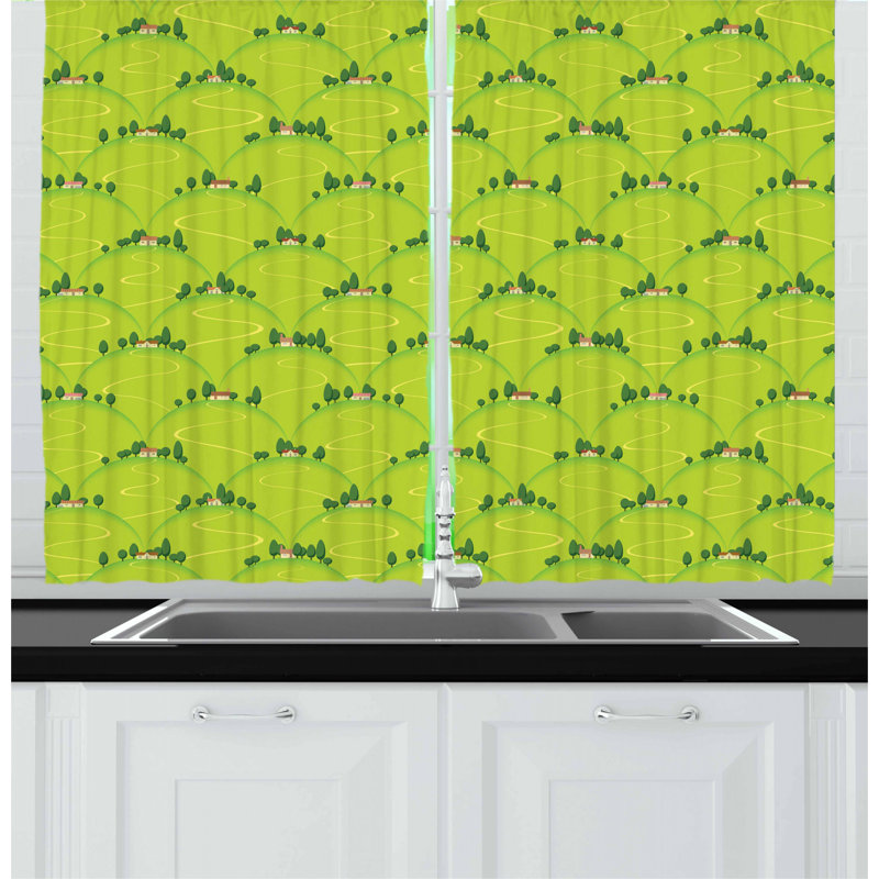Tailored Kitchen Curtain