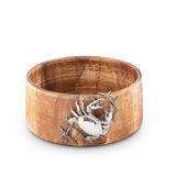Sea And Shore Wood Salad Bowl