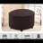 Round Ottoman Slipcover Polyester Blend Footstool Protector Covers Stretch With Elastic Bottom Feature Textured Machine Washable Jacquard Fabric-1756045804