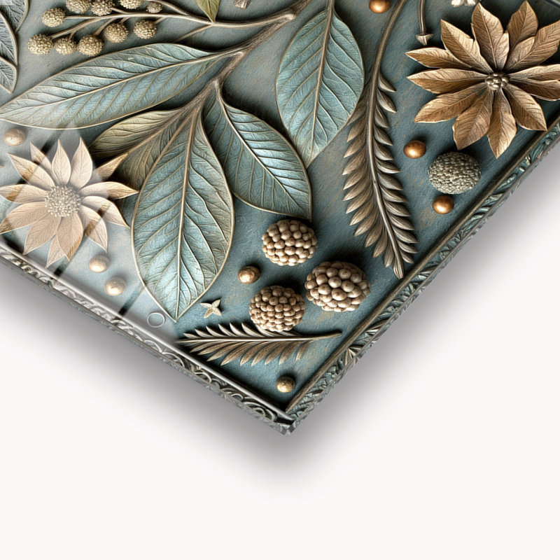 Dosseret de cuisine en verre trempé Nature's Harmony - Décoration murale de cuisine, H 20 po x l 30 po x P 0,5 po