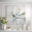 Blue in Bloom Acrylic Painting Print Canvas-39774113-39774114