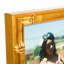 Gold Solid Wood Gilded Picture Frame - Set of 4 with Mat-2066577183
