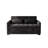 53" Corduroy Convertible Loveseat Sleeper Sofa with Pull-Out Bed, USB & Storage-950396802