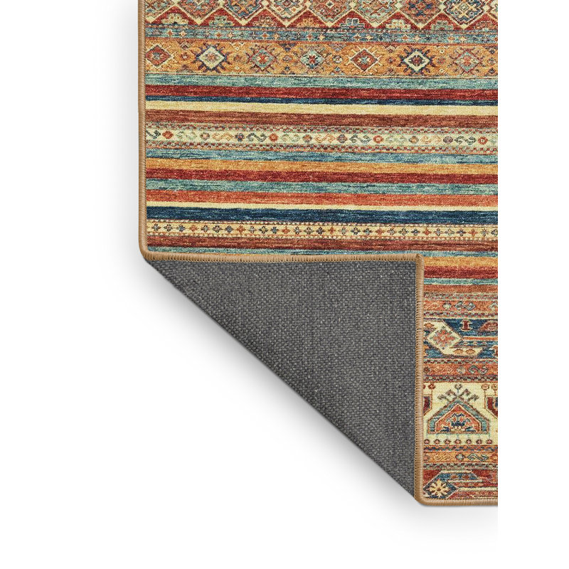 Abstract Indoor Rug, Rectangle 2' x 4'