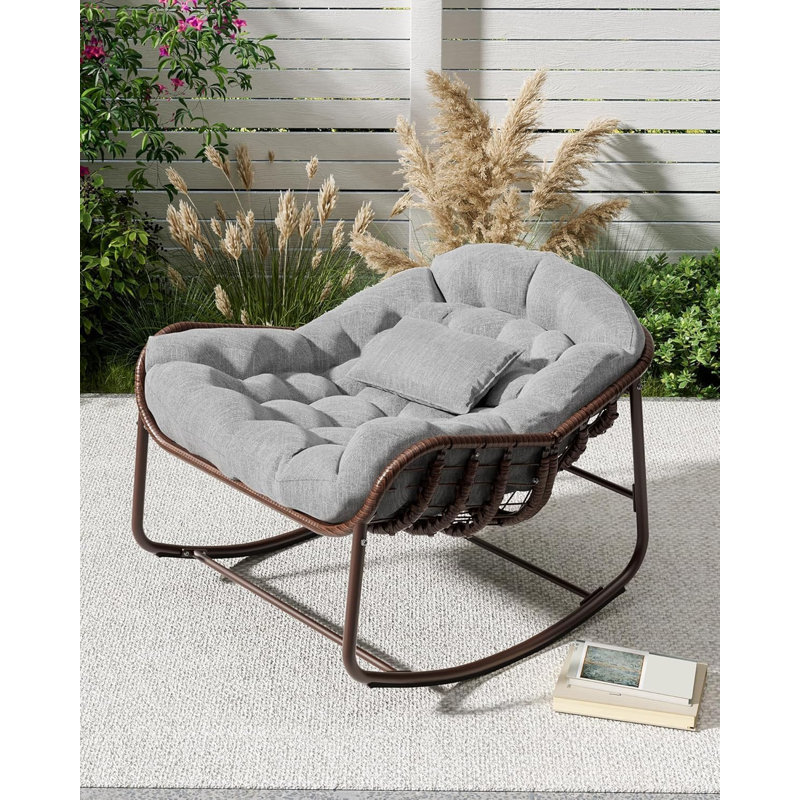 Outdoor Lounge Chair, Grey
