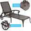 Chaise longue en aluminium coulé 1Pcs-334947919