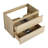 Wall Mounted 30" Bathroom Vanity, Oak Plywood, Sleek Design Look
