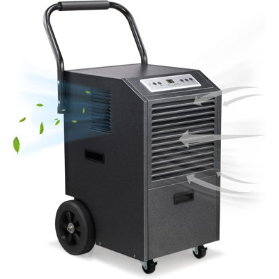 R.W.FLAME 110 Pints per Day Tower Dehumidifier for Rooms up to 7000 Sq. Ft.