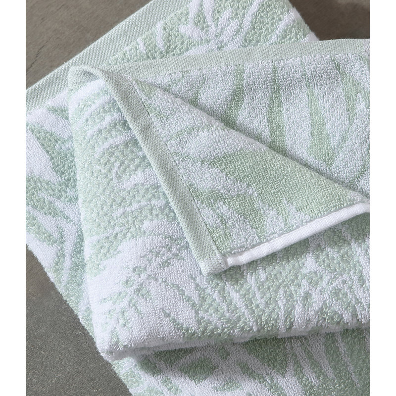 Ensemble de serviettes en coton Tommy Bahama Lago Palm, Ensemble 6 serviettes de bain
