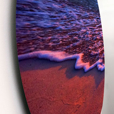 Ensemble de décorations murales colorées «Sunset and Wavy Waters»