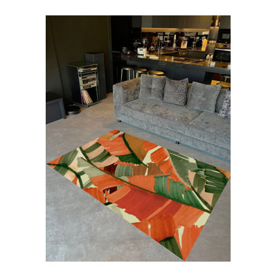 Tapis décoratif multicolore