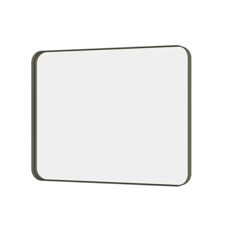 Miroir de salle de bain mural et d'angle Lesamuel, 32 po x 40 po, Bronze