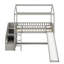 Lit mezzanine simple avec glissade-112580068