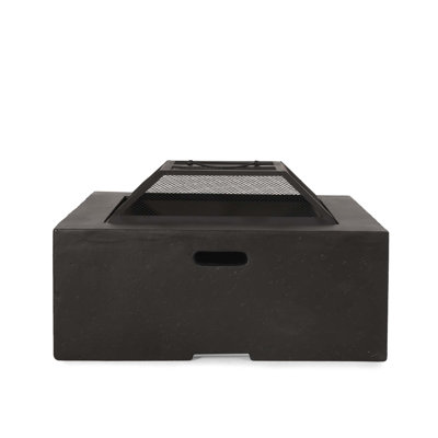Square Wood Burning Fire Pit