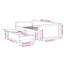 Addonis Solid Wood Drawers Bed-1619403723