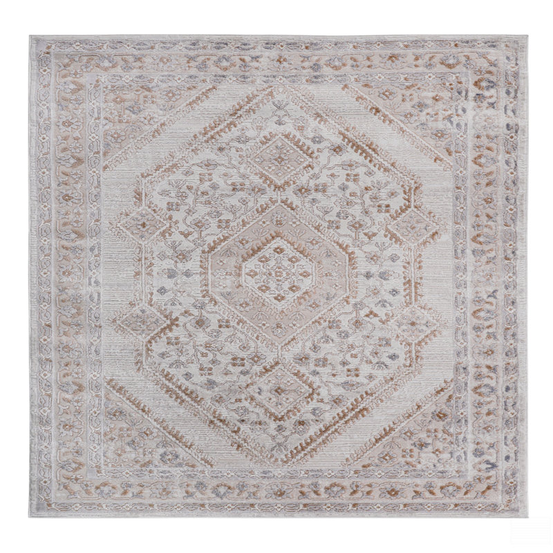 Bordered Non-Shedding Living Room Bedroom Dining Home Office Stylish And Stain Resistant Area Rug, Rectangle 2' x 3'
