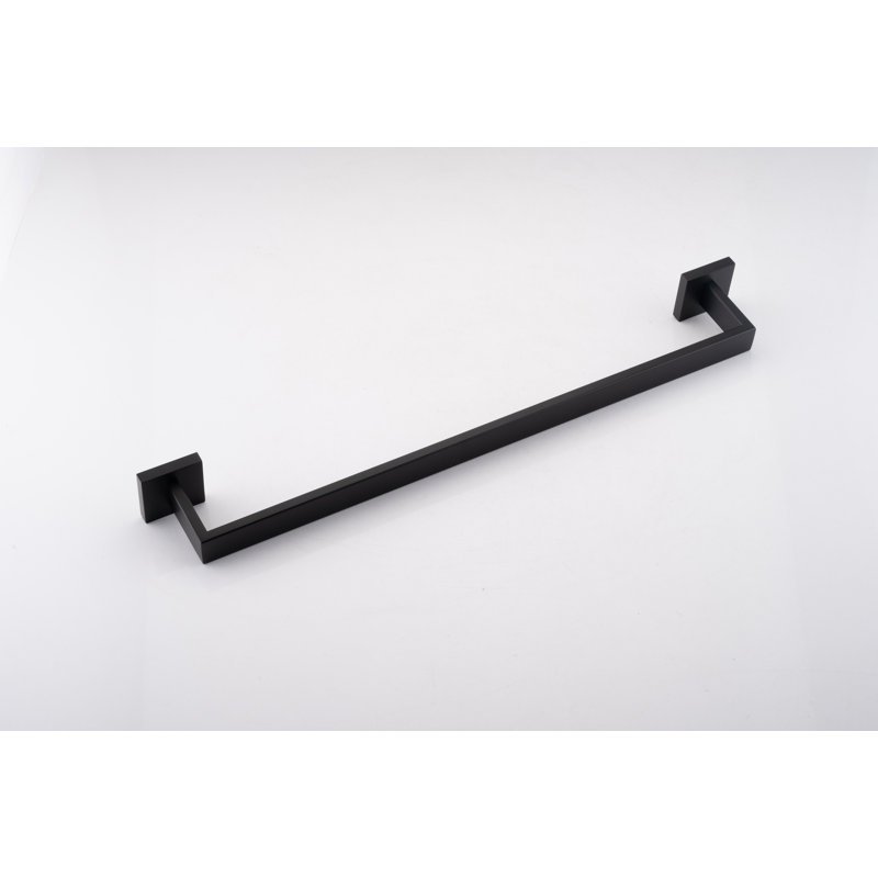 Ensemble d'accessoires de salle de bain noir mat 5 pièces, acier inoxydable, fixation murale