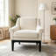 Chaise d'appoint moderne avec accoudoirs évasés-129239847