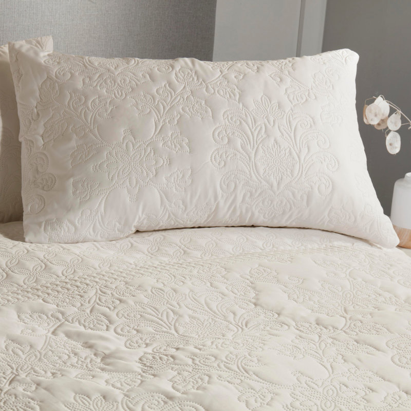 Delante Polyester Solid Colour Duvet Cover Set with Pillowcases Included, Beige, Double - 2 Standard Pillowcases