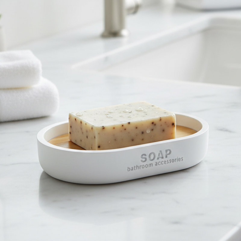 Porte-savon Willis, Blanc