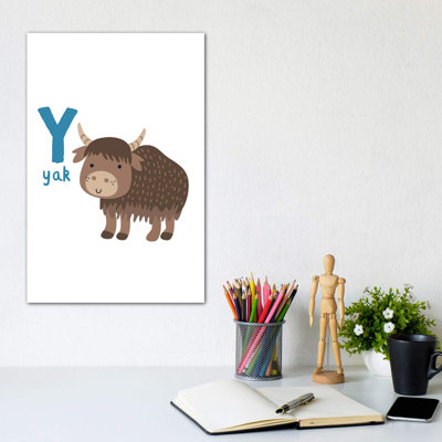 Animal Alphabet - Y - impression d'art graphique
