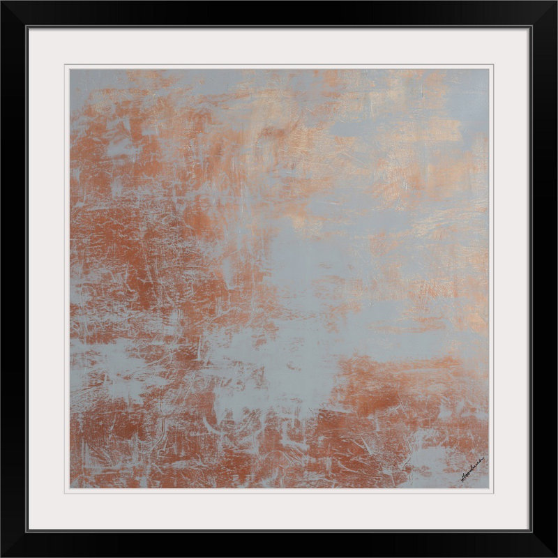 Jolene Goodwin " Desert Pondering " by Jolene Goodwin, Black Framed, 24" H x 24" W x 1" D