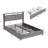 Bed Frame, Storage Headboard with Charging Station, Solid and Stable, Noise Free, No Box Spring Needed, Easy Assembly-461287745-461287774