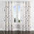Boho Curtain panels - Blue Nomad Spirit Grommet Curtain - 1 Panel-298436063-298436058