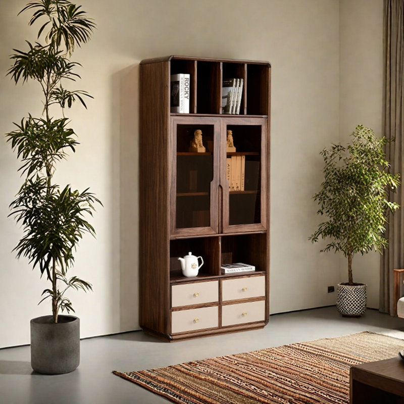 Bibliothèque de rangement minimaliste de style italien